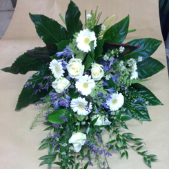 Tied Blue and White Sheaf