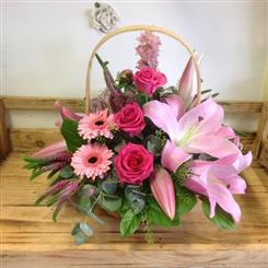 Pink Luxury Summer Basket