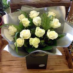 Large Headed 12 Rose Aqua Pack - multiple colour options 