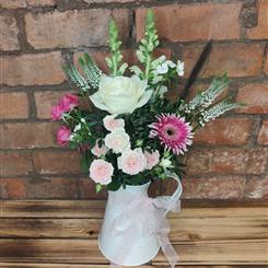 Mixed flower jug