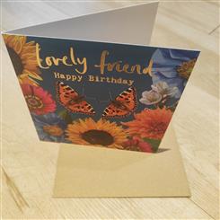 Lovely Friend Birthday Card