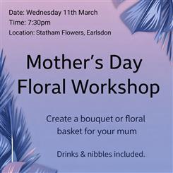 Mother's Day Workshop Wednesday 11th March 2026