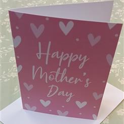 Pink Mother's day card