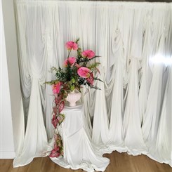 Florals and draping 