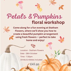Petals and Pumpkins workshop 28th October 2026
