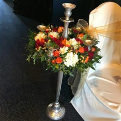 Flowers for candelabra